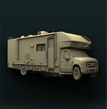 CAMPER 3D STL 3DWave